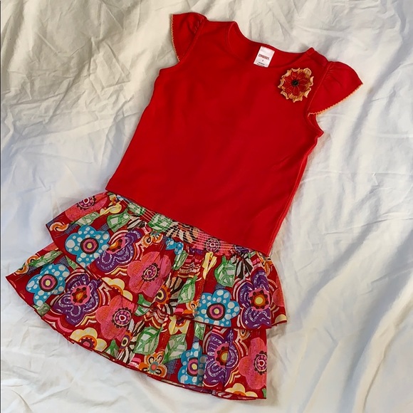 Gymboree skort and shirt - Picture 1 of 4